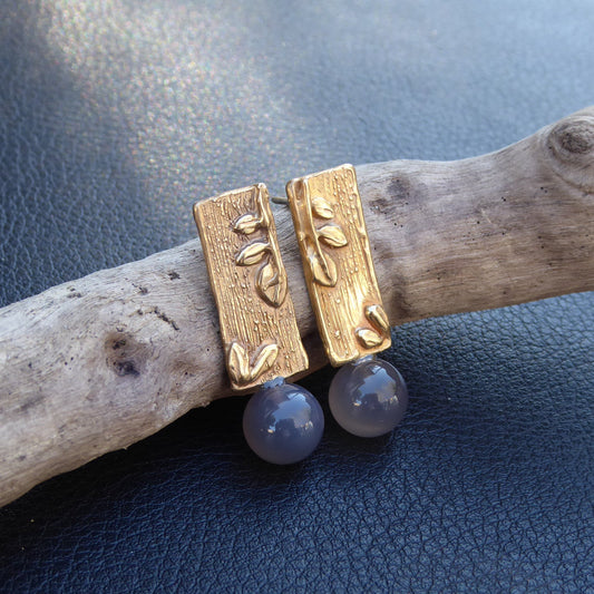 ORECCHINI MEMORIES AGATA GRIGIA