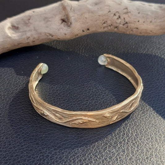 BRACCIALE RIGIDO MEMORIES CON PREHNITE